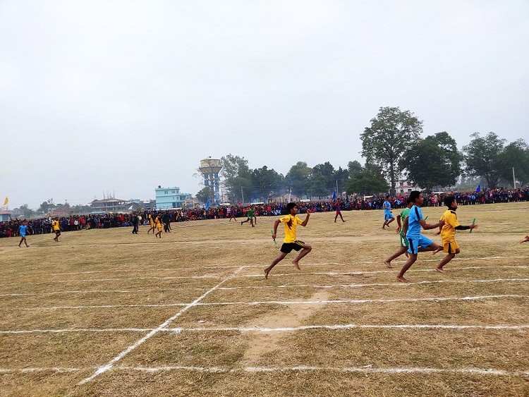 टीकापुर नगर स्तरीय खेलकुद प्रतियोगिता सम्पन्न