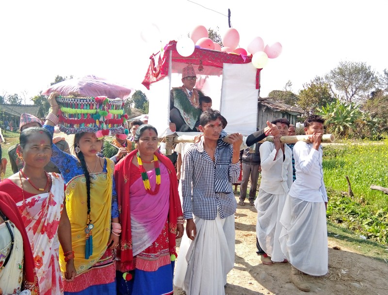 फेरियो थारू समुदायमा बिहेको चलन