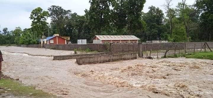 बाढीले सिँचाई आयोजनामा क्षति